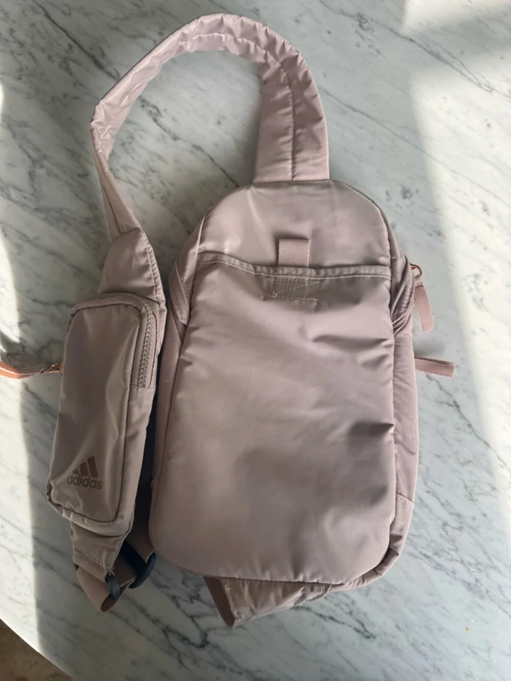 adidas Light pale pink Crossbody Sling Pack - Picture 6 of 9